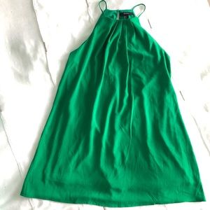 Sleeveless green dress